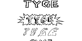 Coloriage Tyge