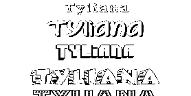 Coloriage Tyliana