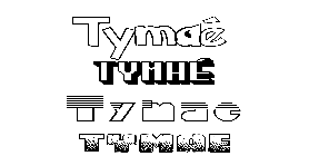 Coloriage Tymaé