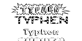 Coloriage Typhen