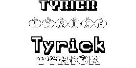 Coloriage Tyrick