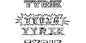 Coloriage Tyrik