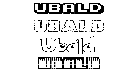 Coloriage Ubald