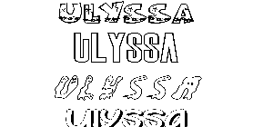 Coloriage Ulyssa