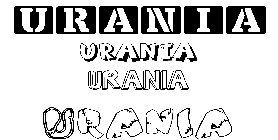 Coloriage Urania