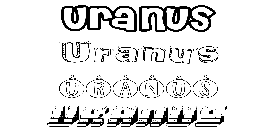 Coloriage Uranus