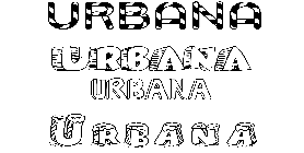Coloriage Urbana