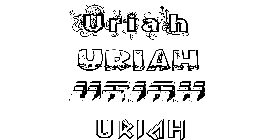 Coloriage Uriah