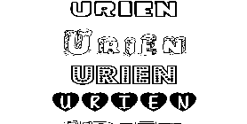 Coloriage Urien