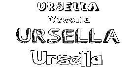 Coloriage Ursella