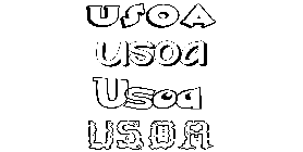 Coloriage Usoa