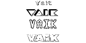 Coloriage Vaik