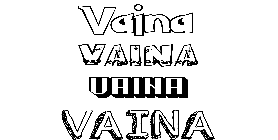 Coloriage Vaina