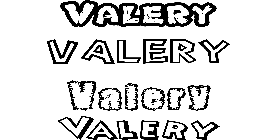 Coloriage Valéry