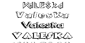 Coloriage Valeska
