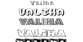 Coloriage Valiha