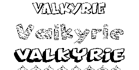 Coloriage Valkyrie