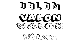 Coloriage Valon