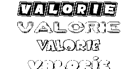 Coloriage Valorie