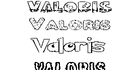 Coloriage Valoris