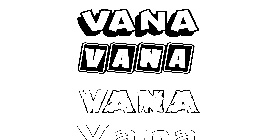 Coloriage Vana