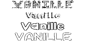 Coloriage Vanille