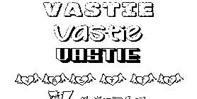 Coloriage Vastie