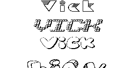 Coloriage Vick