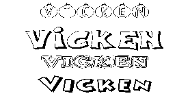 Coloriage Vicken