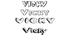 Coloriage Vicky