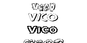 Coloriage Vico