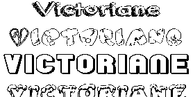 Coloriage Victoriane