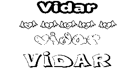 Coloriage Vidar