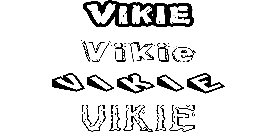 Coloriage Vikie