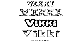 Coloriage Vikki