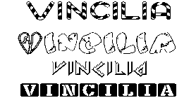 Coloriage Vincilia