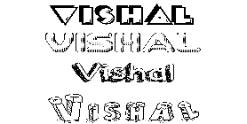 Coloriage Vishal