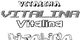 Coloriage Vitalina