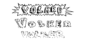 Coloriage Volker