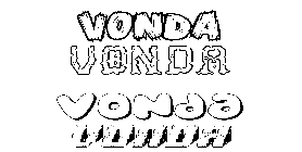 Coloriage Vonda