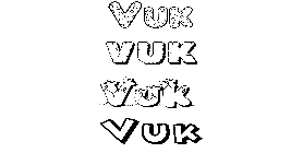 Coloriage Vuk