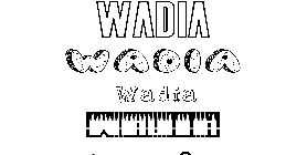 Coloriage Wadia