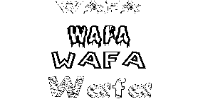 Coloriage Wafa