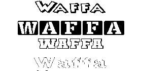 Coloriage Waffa