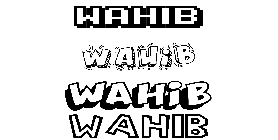 Coloriage Wahib