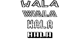Coloriage Wala