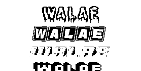 Coloriage Walae