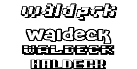 Coloriage Waldeck