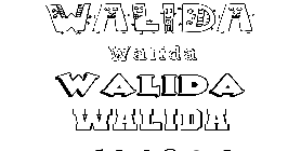 Coloriage Walida