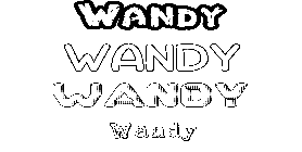 Coloriage Wandy